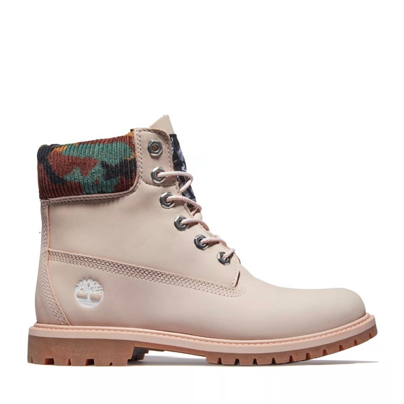 Timberland Shoes - TIMBERLAND HERITAGE 6 INCH BOOT FOR WOMEN IN LIGHT PINK/CAMO